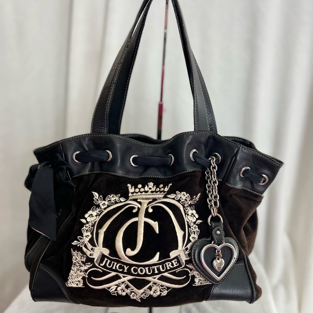 Authentic Juicy Couture Handbag brown/black